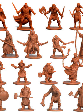 桌游模型 无尽杀戮 战棋跑团  黑死病 绿色部落 英雄扩展包