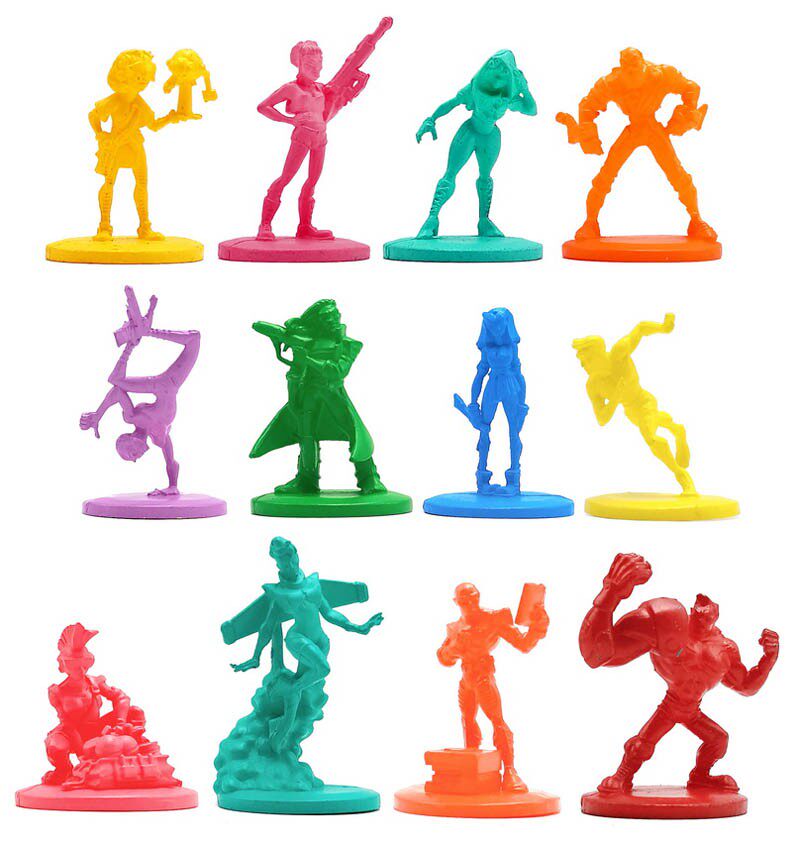 重装上阵 荣耀之战 桌面上的终极吃鸡体验 动漫卡通人物桌游模型