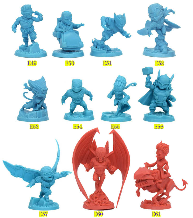 漫威联合作战x战警桌游模型ks扩展英雄人物雷神猎鹰镭射眼金刚狼