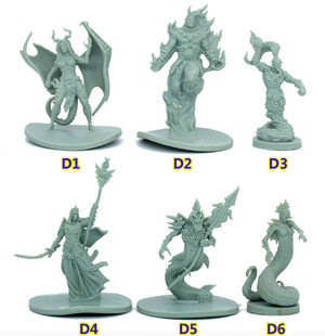 桌面游戏桌游模型 民俗 民间传说 KS扩展 英雄 鱼精 神话人物