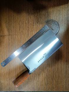 扬州15年老店正品得胜桥胡顺兴1号超薄片刀木柄厨刀家用中式菜刀