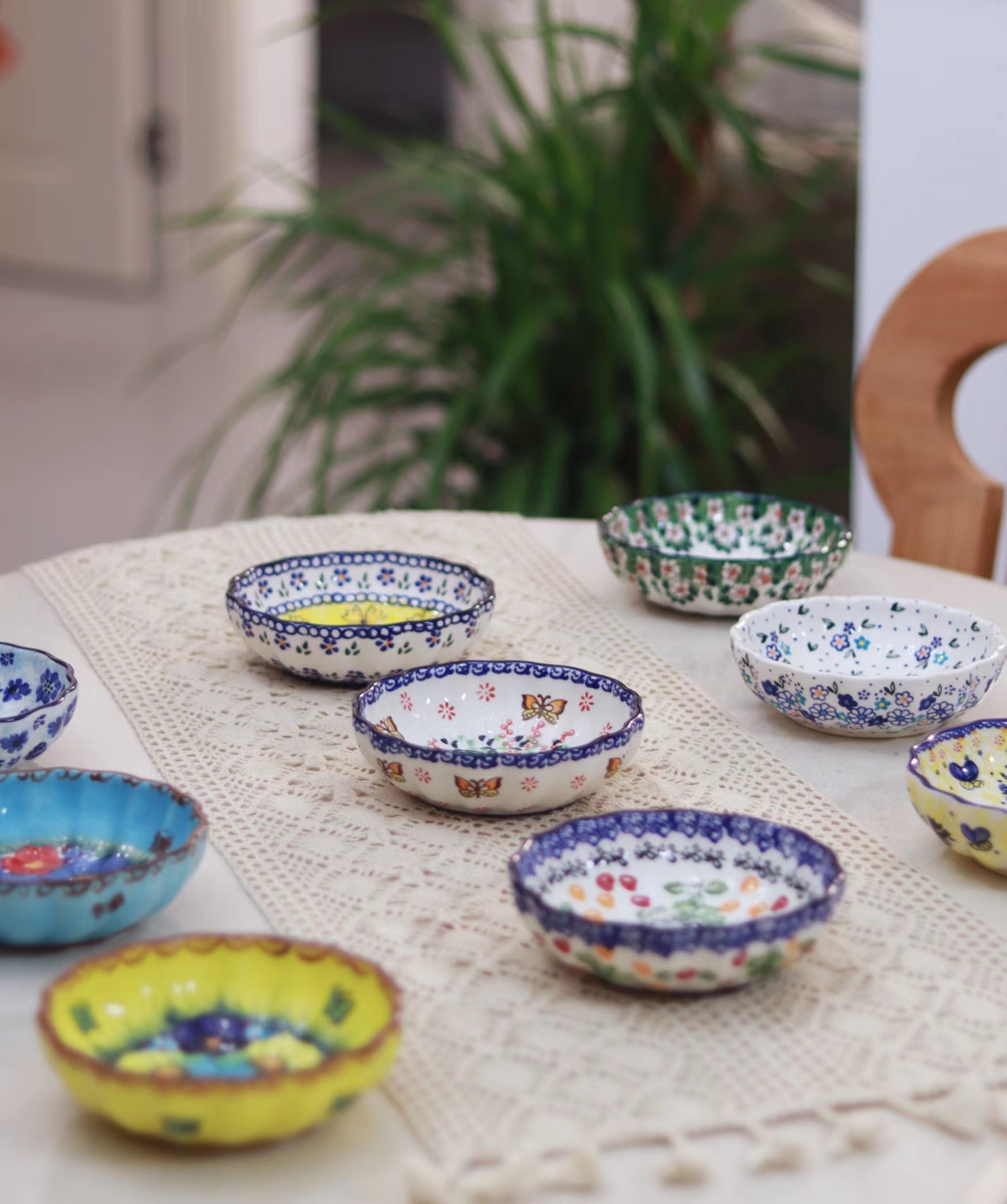 浪漫与歌  | 创意网红小碟深菜盘碗盘创意波兰风盘子碗家用