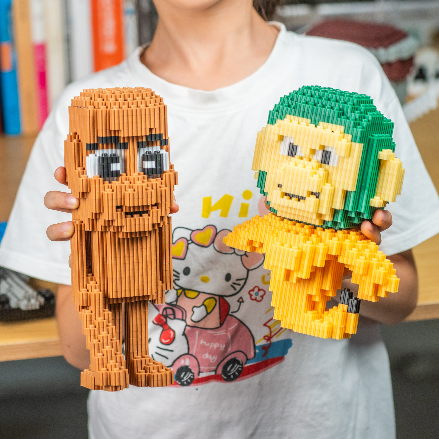 山海经玩具礼物积木摆件