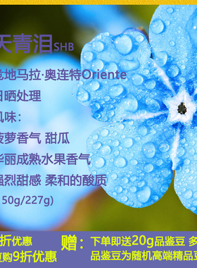 乔の巴咖啡危地马拉奥连特Oriente SHB日晒天青泪手冲精品咖啡豆