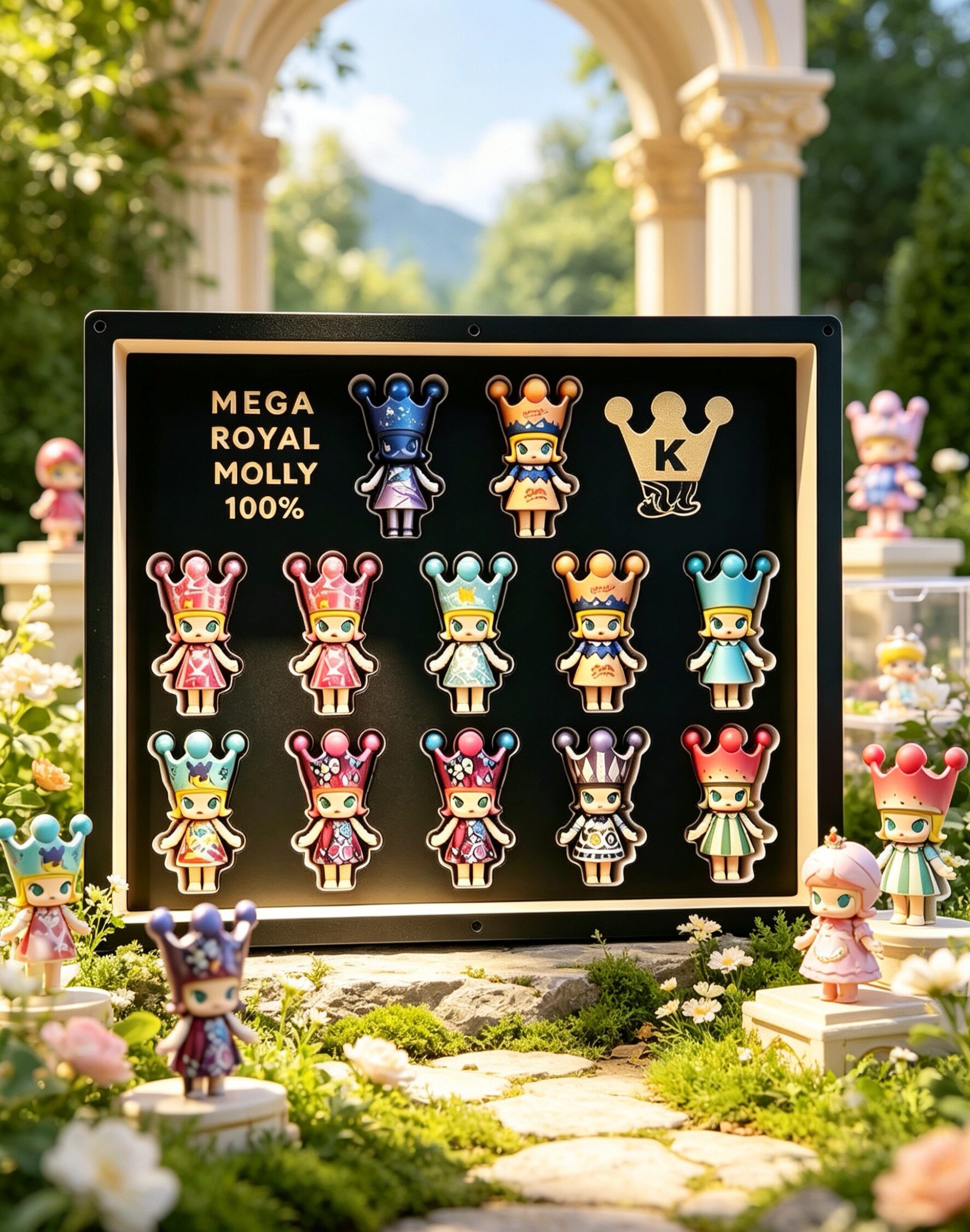 MAGA ROYAL MOLLY 100%系列周边收纳盒 展示板