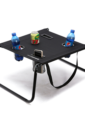 瑞士航空碳钢+600D牛津布便携沙滩户外野餐露营折叠桌 运动钓鱼桌