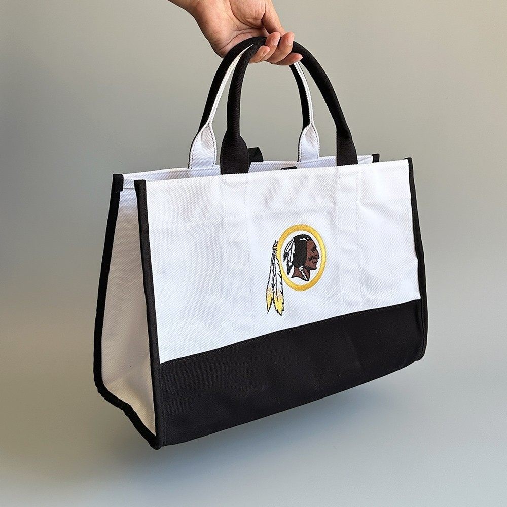 五折清仓！美式加厚帆布大容量通勤手提包 红皮队刺绣运动健身包,箱包皮具/热销女包/男包,时尚帆布包,淘宝优惠券,粉丝福利购,淘宝优惠卷