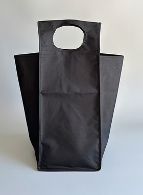 出口老美黑色可手拎防水牛津布脏衣篮 35L大容量防水车载储物袋