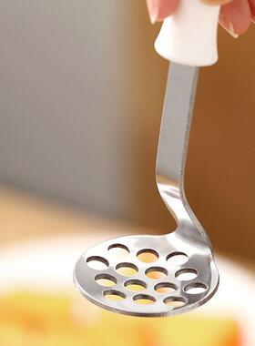 巨好用不锈钢压泥器土豆山药南瓜捣碎器婴儿辅食鸡蛋捣泥压碎神器