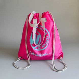 学生补习袋 运动健身包 篮球包 大容量手提单肩双肩3用尼龙抽绳袋