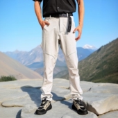 弹力透气防泼水软壳裤 阿珂姆春新款 运动长裤 裤 纯色休闲裤