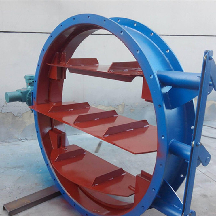 工厂生产烟气百叶风门耐高温调节百叶阀通风蝶阀电动风门