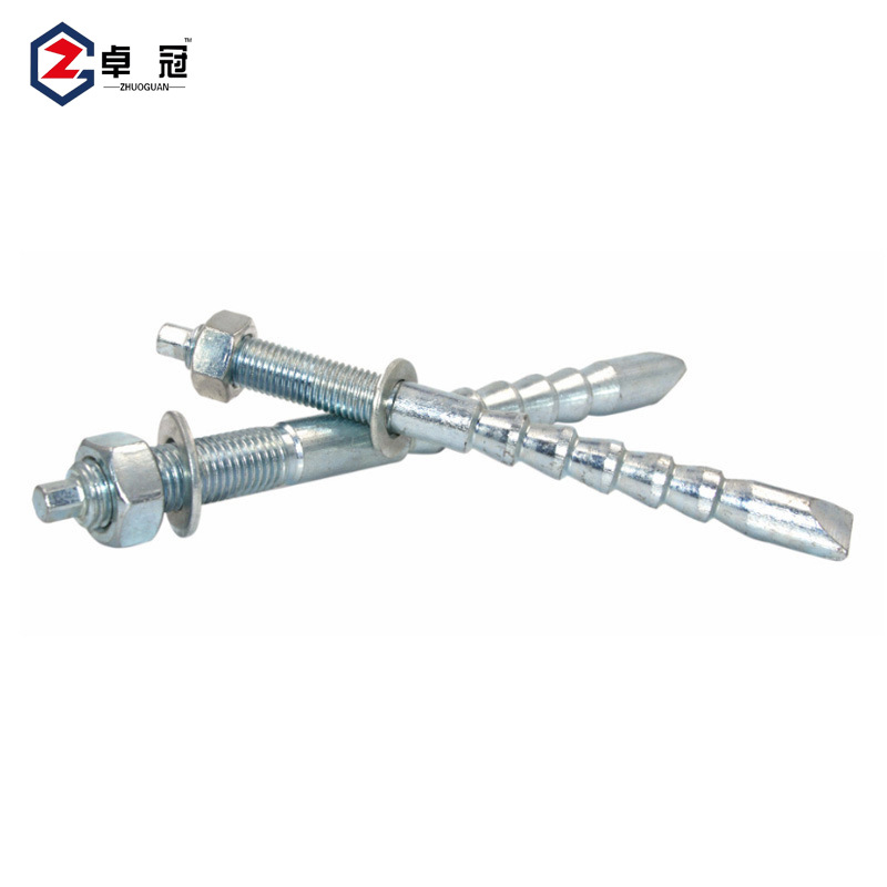 304定型锚栓国标不锈钢M12M16M20M24倒锥形膨胀螺栓定型化学锚栓