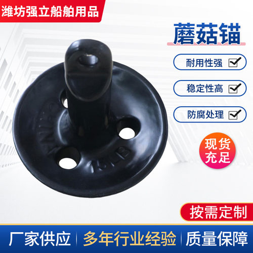 PE蘑菇锚银粉蘑菇锚船用五金游艇专用直供出口外贸船锚锚链