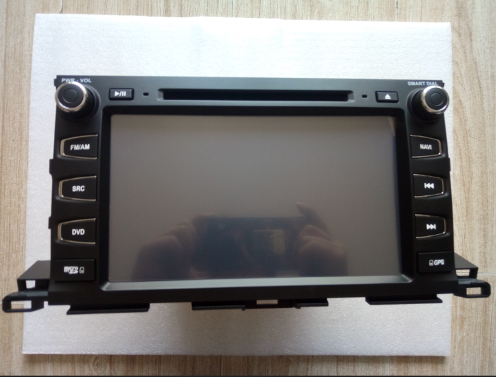 适用15款全新汉兰达专车专用原车载dvd蓝牙导航gps一体机原厂风格