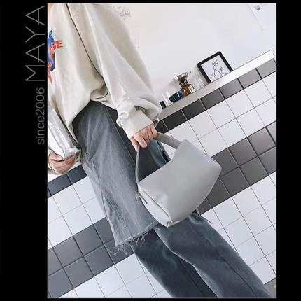 东大门小红书同款小众潮时尚真皮牛皮小方包饭盒包韩版百搭单肩包