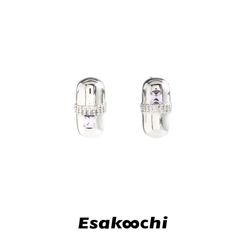 Esakoochi时间胶囊~原创小众设计药丸耳钉甜酷精致小巧耳饰耳环女
