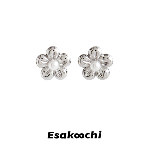 Esakoochi气球派对花朵耳钉~ins小众简约气质耳钉耳饰日常耳环