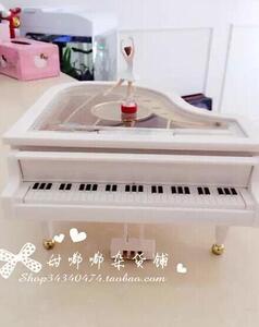钢琴音乐盒 跳舞 芭蕾创意礼品钢琴音乐盒八音盒生日礼物