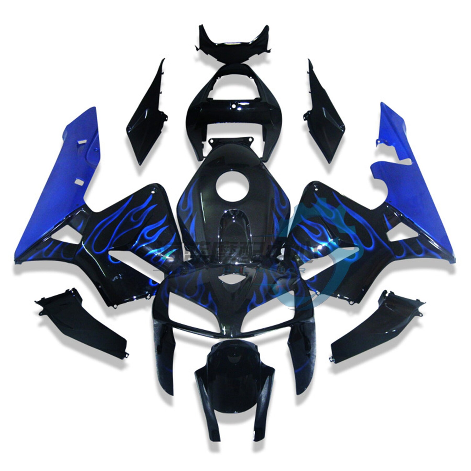 适用于CBR600RR F5 03-04 05-06全套ABS注塑整车外壳板导流罩包围