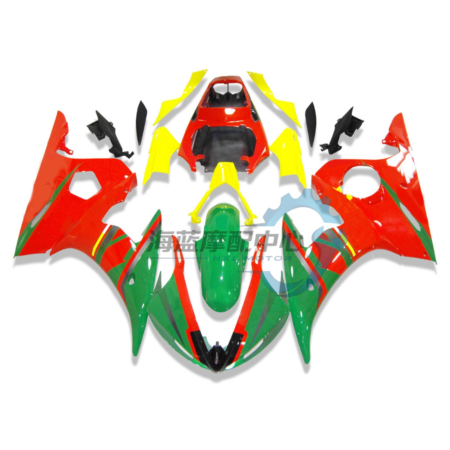 适用雅马哈摩托车YZF600 R6 03-05年全车高质量外壳导流罩可定制