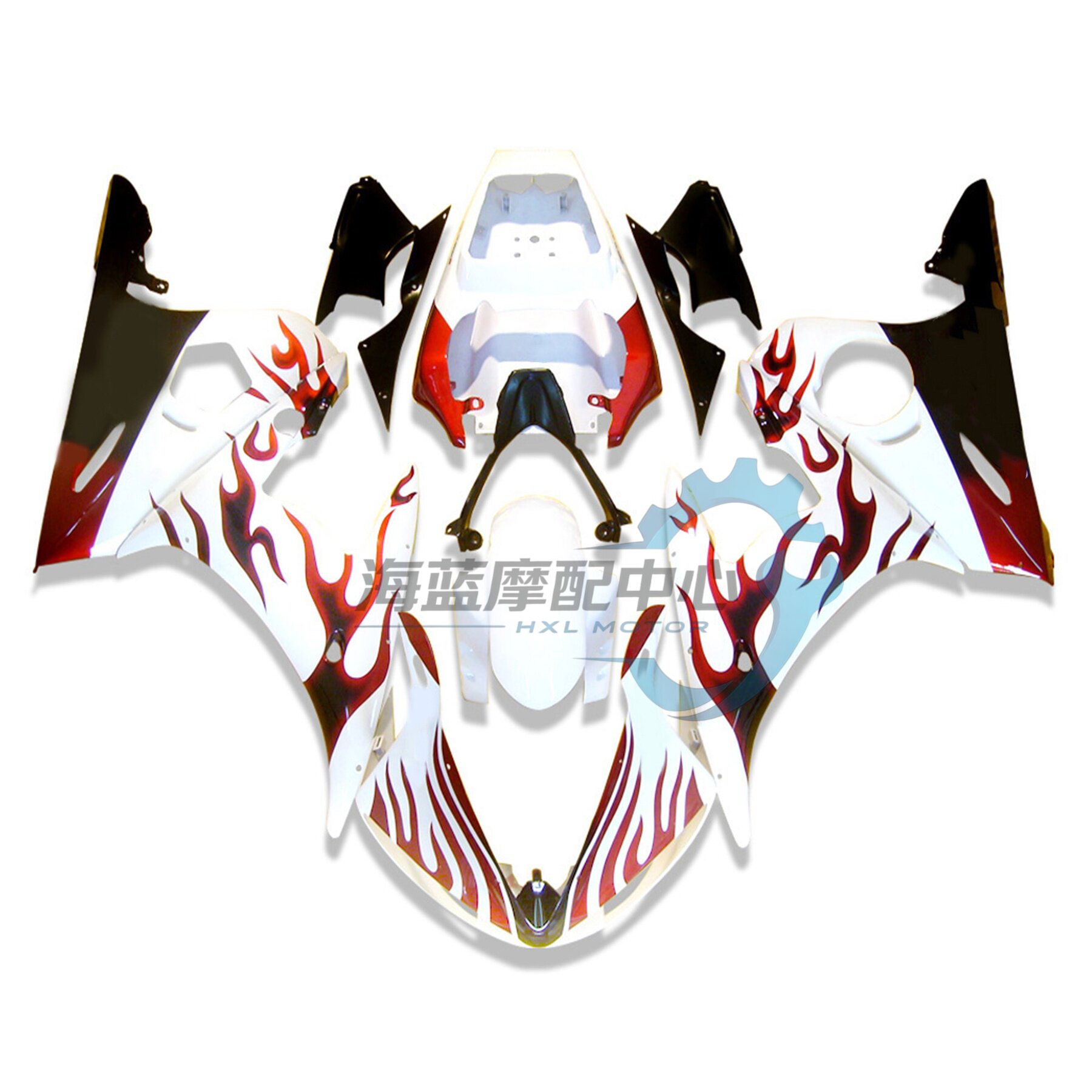 适用雅马哈摩托车YZF600 R6 03-05年全车高质量外壳导流罩可定制