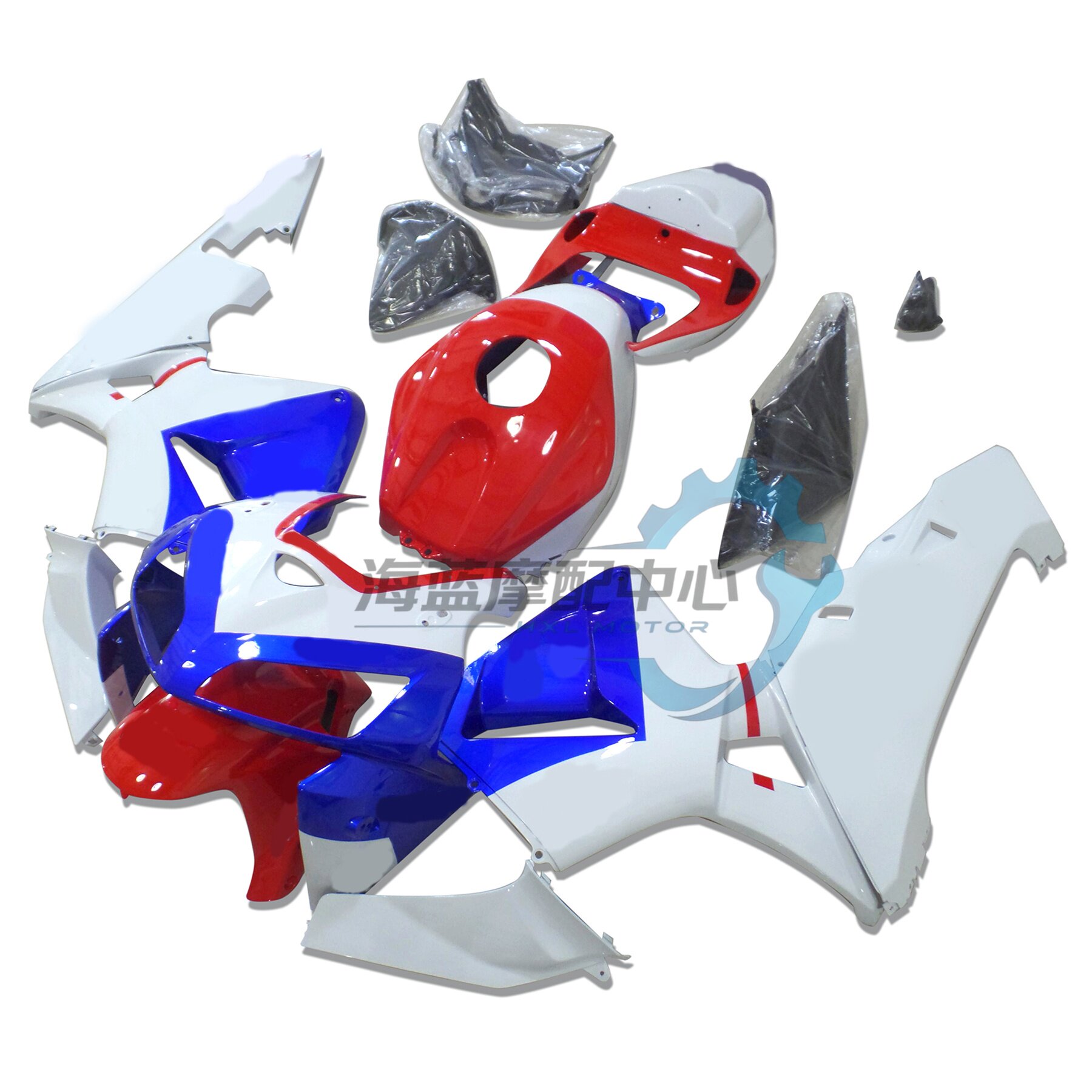 适用于CBR600RR F5 03-04 05-06全套ABS注塑整车外壳板导流罩包围