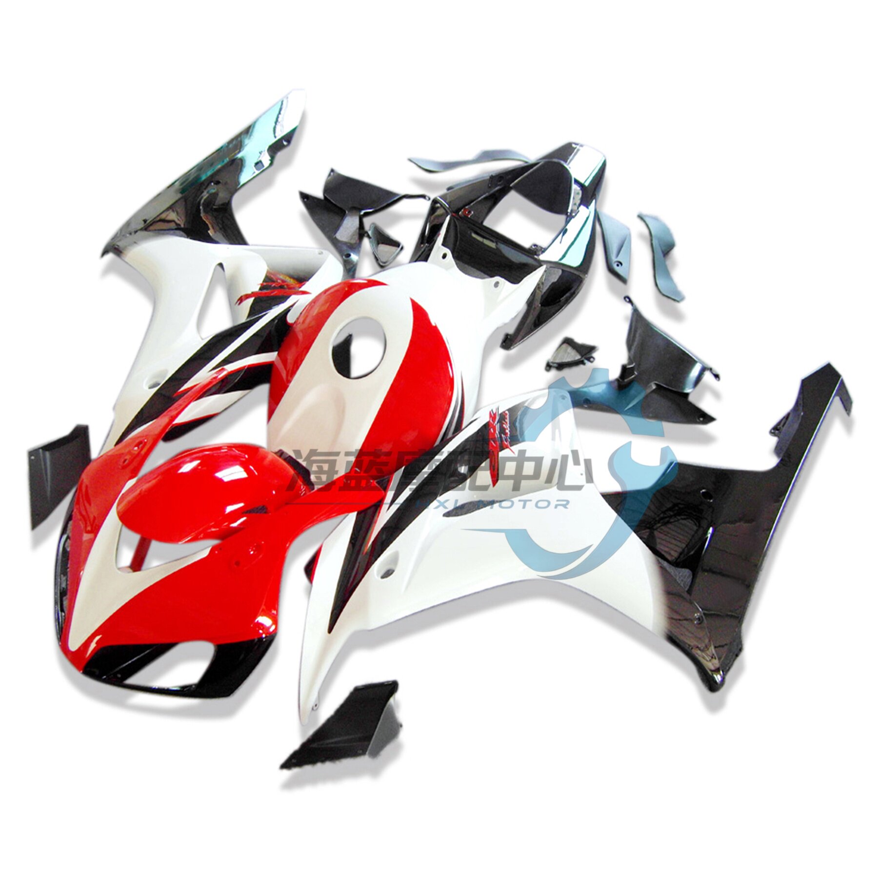 适用于本田CBR1000RR 06-07年全车板整流罩侧护板车配件全套外壳