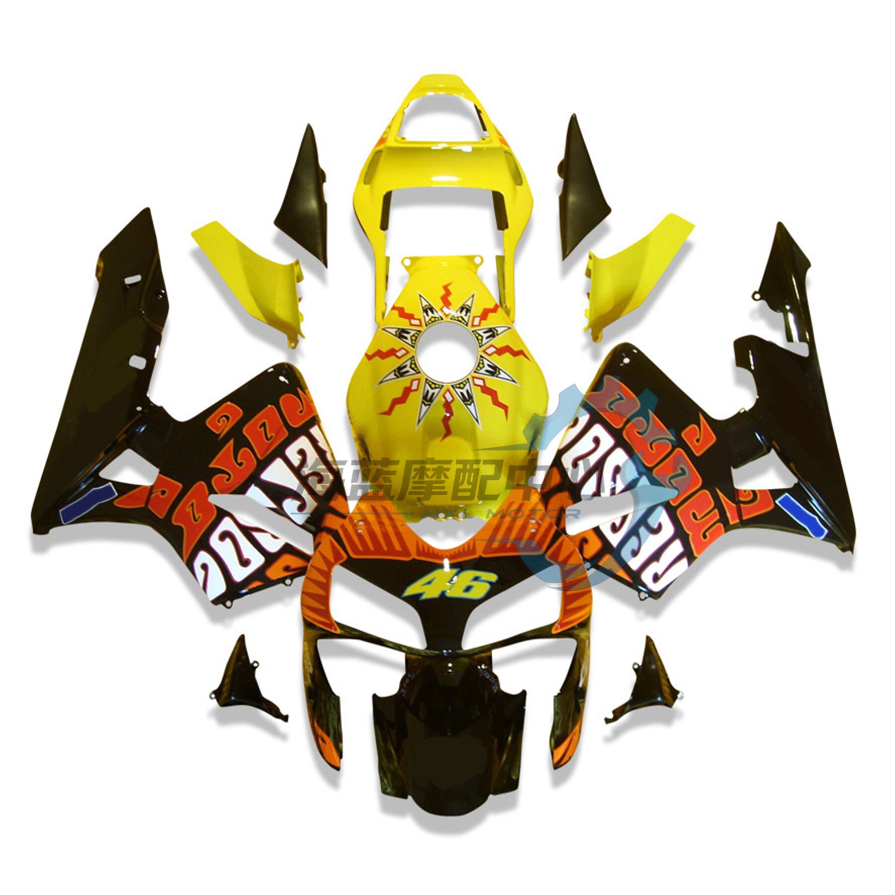 适用于本田CBR600RR F5 03-04-05-06年 全车外壳 全车护板 全车板