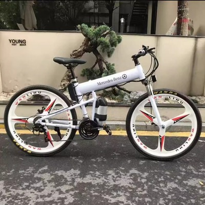 奔驰电助力山地自行车