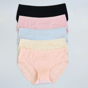 25020加长底档全件抑菌女士平角裤 2条价 CYN创雅诺天竹纤维女内裤