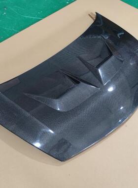 本田思域FD2碳纤维机盖 FD2碳纤维开孔引擎盖 碳纤维双孔发动机盖