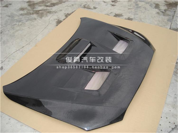 三菱翼神evo10代开碳纤维机盖