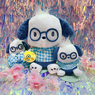 sanrio2月三丽鸥美国版PC狗帕恰狗 正品挂件 公仔痛包斜挎包枕头