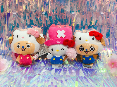 三丽鸥sanrio海贼王hellokitty凯蒂猫 联名 乔巴挂件2012年收藏版