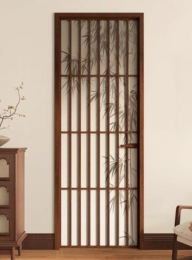 新中式复古宋式美学新款卫生间厕所厨房书房玻璃门室内平开门定制