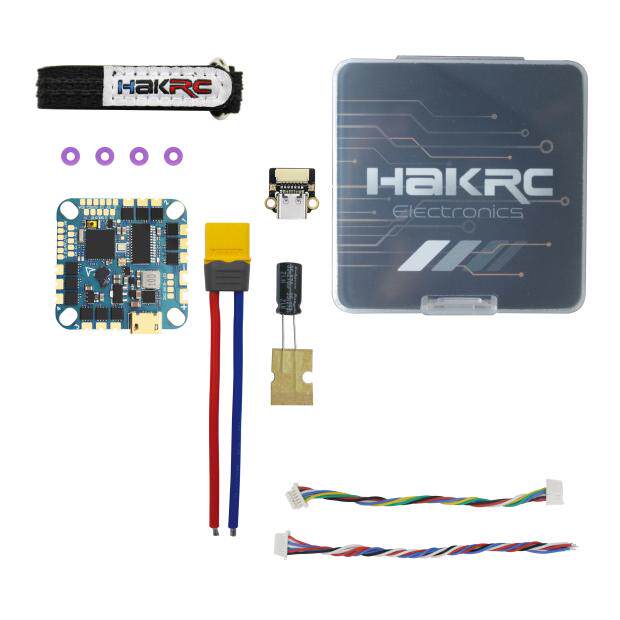 HAKRC 20A 35A 이쑤시개 기계 F411 2-6S AIO 브러시리스 비행 제어 FPV 레이싱 통합 블랙 박스
