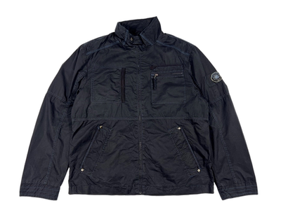 原单立领春秋明线夹克