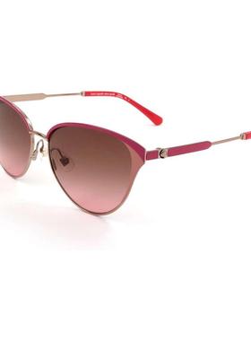 代购kate spade女士太阳镜防紫外线抗UV遮光清晰视野猫眼型金属