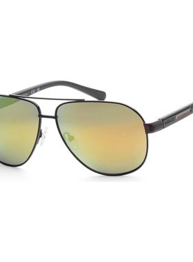 代购代购GUESS男士太阳镜防紫外线抗强光清晰视野耐磨损飞行员款