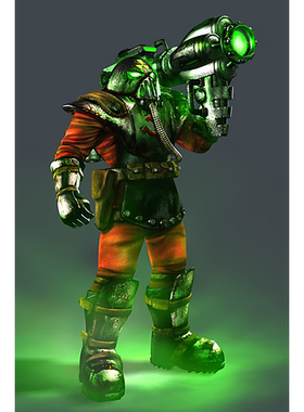 先行众筹OPAPATOYS辐射工兵-1/6可动人偶