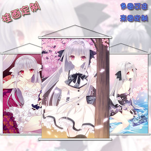 近月少女的礼仪樱小路露娜小仓朝阳动漫游戏周边二次元定制挂画