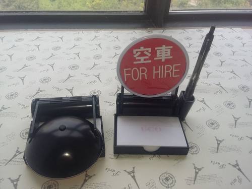 创意DIY相框座 名片盒便条纸名片座出租车空车牌的士空车牌便签盒