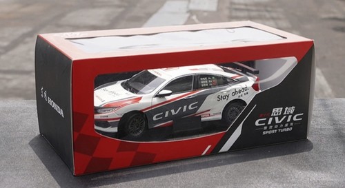 精装全新1:18 原厂本田思域十代 Civic CTCC拉力赛车合金汽车模型