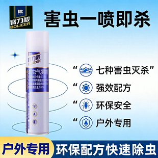 (双支装)宝力杀杀虫水气雾剂驱杀虫蟑螂蚊子苍蝇清香溶液喷雾