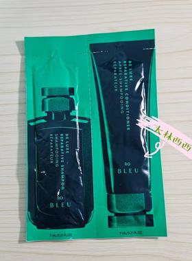 现货海淘R+CO BLEU DE LUXE REPARATIVE修复保湿护发素+洗发水7ml