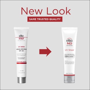 现货海淘美国Elta MD UV Sheer广谱防晒霜SPF 50+ 48g 防水防汗