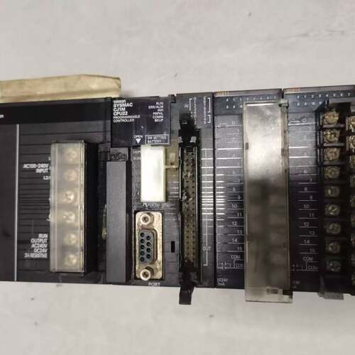 可议价PLC一套，型号包含CJ1M-PA205R，CPU22