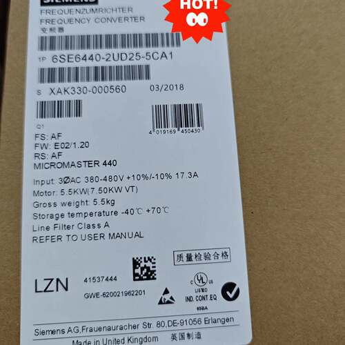 可维修西门子变频器6SE6440-2UD25-5CA1 Micro议价