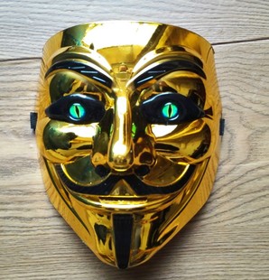 V字仇杀队狼人杀面具天黑请闭眼防作弊面具 桌游面具杀人游戏面具